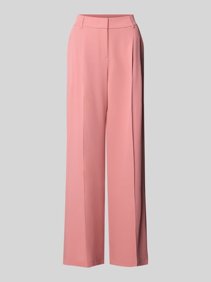 Straight Fit Stoffhose mit Bügelfalten Shop The Look MANNEQUINE