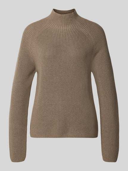 Marc O'Polo Regular Fit Pullover aus reiner Baumwolle Taupe 2