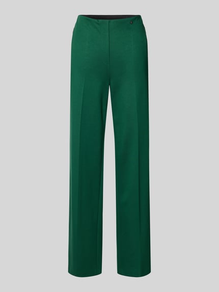 Straight leg pantalon met persplooien Shop The Look MANNEQUINE