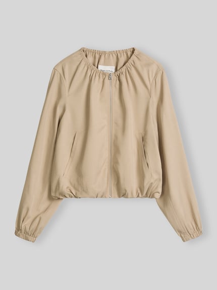 Marc O'Polo Loose Fit Jacke aus Lyocell-Leinen-Mix Sand 2