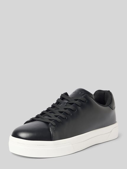 Selected Low Top Sneaker aus echtem Leder Modell 'DAVID' Black 1