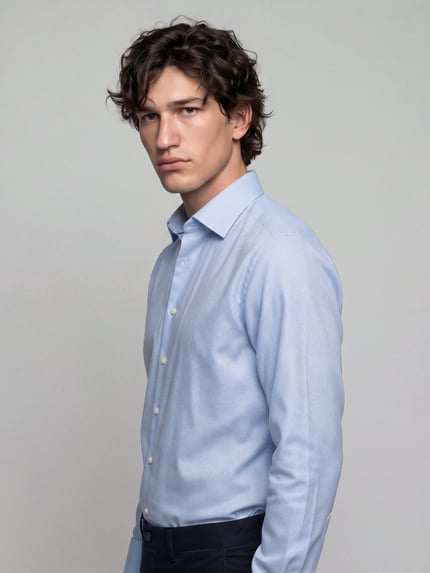 OLYMP Regular Fit Businesshemd mit Kentkragen Bleu 3