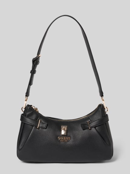 GUESS Handtasche mit Label-Applikation Modell 'YESBA' Black 2