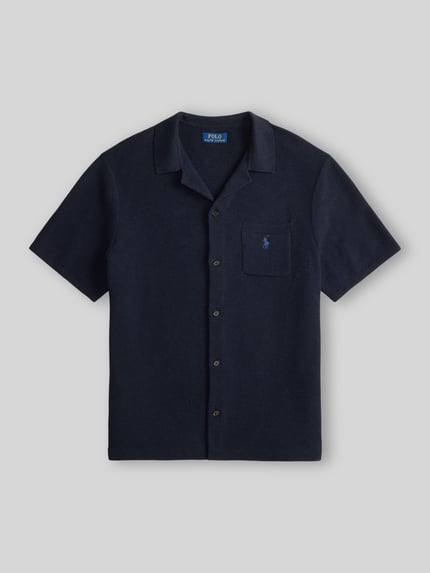 Polo Ralph Lauren Regular Fit Poloshirt aus reiner Baumwolle Marine Melange 2