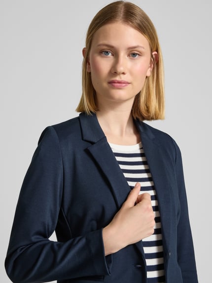 b.young Blazer met paspelzakken Marineblauw - 3