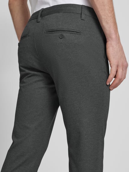ONLY & SONS Slim Fit Jeans mit Stretch-Anteil Modell 'Mark' Anthrazit Melange 3