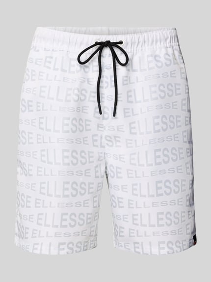 ellesse Korte regular fit broek met tunnelkoord, model 'DiSTORTA' Wit - 2