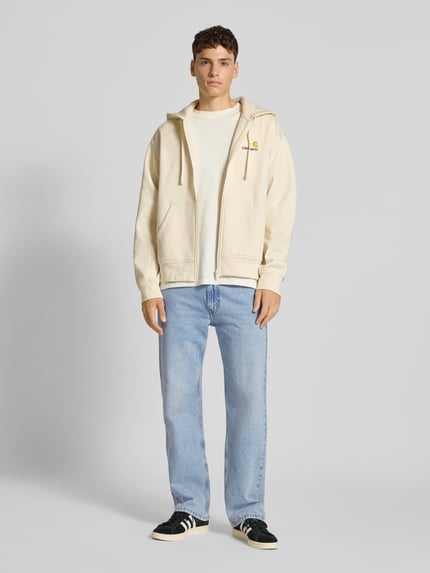 Levi's® Straight Fit Jeans mit Logo-Patch Modell '565 Loose' Hellblau 1