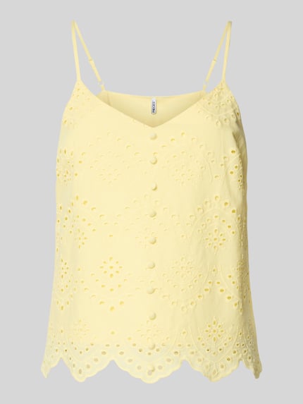 Regular Fit Blusentop aus reiner Baumwolle Modell 'VILDE' Shop The Look MANNEQUINE