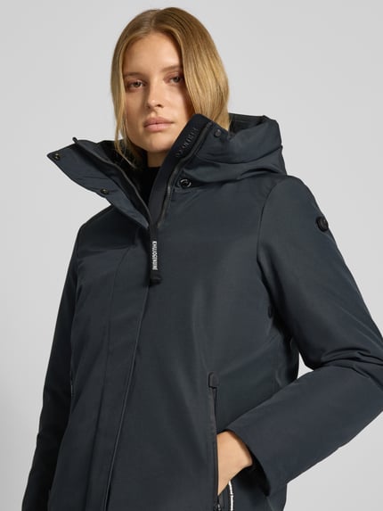 khujo Parka o kroju regular fit z kapturem model „Nellen” Antracytowy 3