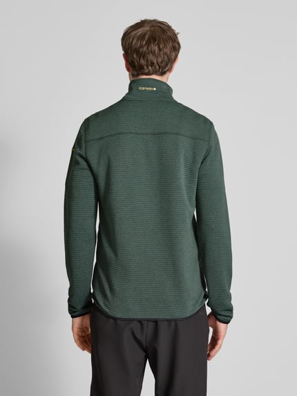 Icepeak Fleecejack met ritszakken model 'BERTHOLD' Flessengroen - 5