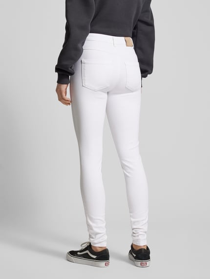ONLY Skinny fit jeans van katoenmix, model 'ROYAL' Wit - 5