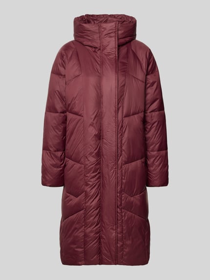 FREE/QUENT Steppmantel mit Kapuze Modell 'TIANA' Bordeaux 2