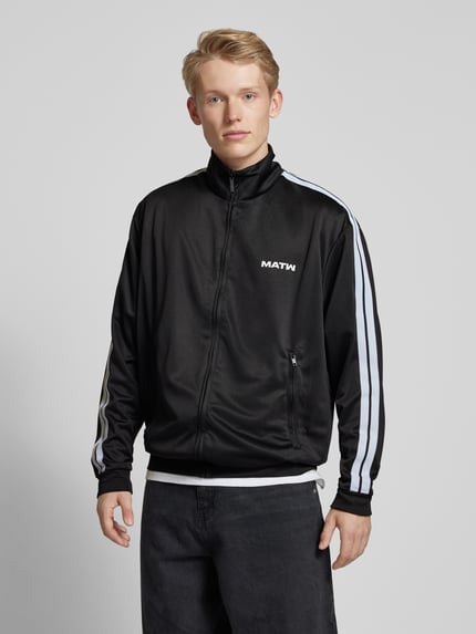 REVIEW X MATW REVIEW X MATW — Kurtka treningowa z nadrukiem z logo Czarny 4