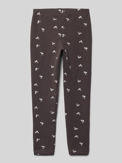 Blue Seven Regular Fit Leggings mit Allover-Motiv-Print Graphit 3