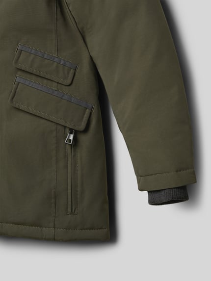 Wellensteyn Regular Fit Parka mit Kunstfell Modell 'Enterprise' Oliv 2