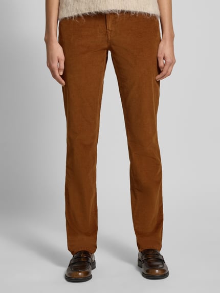Brax Stoffen broek met steekzakken, model 'MARY' Cognac - 4