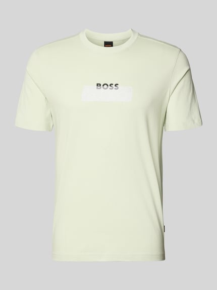 Regular Fit T-Shirt aus reiner Baumwolle Modell 'Te_LOGOTAPE' Shop The Look MANNEQUINE