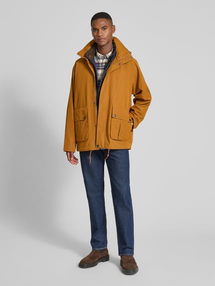 Barbour Loose fit parka met afneembare capuchon Goud gemêleerd - 1