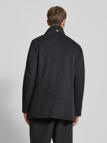 bugatti Regular Fit Jacke aus Woll-Mix Graphit 5