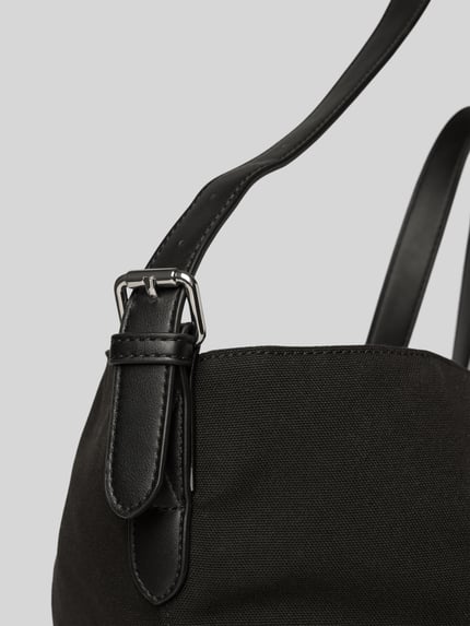 bugatti Shopper mit Label-Patch Modell 'Finn' Black 3