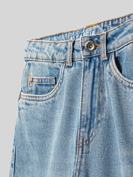 Garcia Jeansy o kroju straight fit z 5 kieszeniami model ‘Ilvy’ Niebieski 2