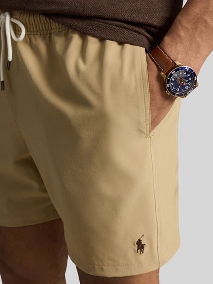 Polo Ralph Lauren Underwear Badehose mit Logo-Stitching Khaki 3