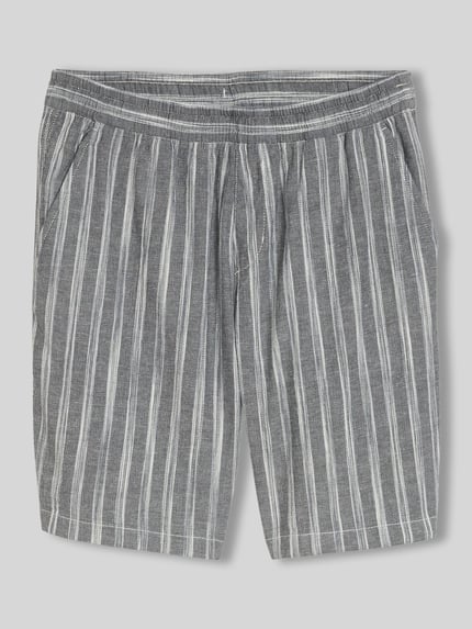Tom Tailor Denim Regular Fit Shorts aus Baumwoll-Leinen-Mix Hellgrau 2