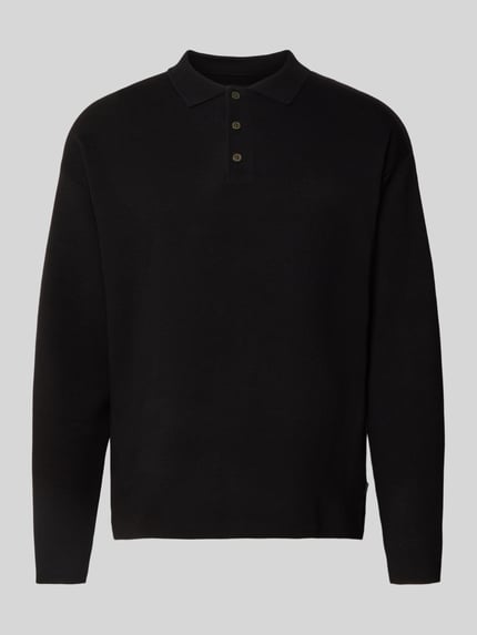 Strickpullover mit Polokragen Modell 'BLABRADFORT' Shop The Look MANNEQUINE