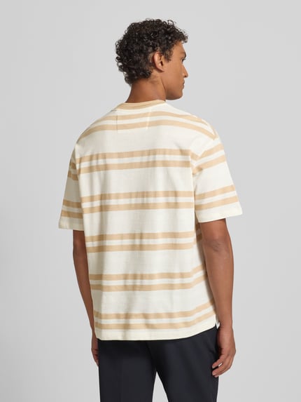 GUESS T-Shirt mit Label-Detail Ecru 5