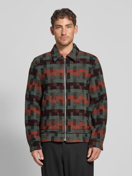 Paul Smith Hemdjacke aus reiner Wolle Rostrot 4