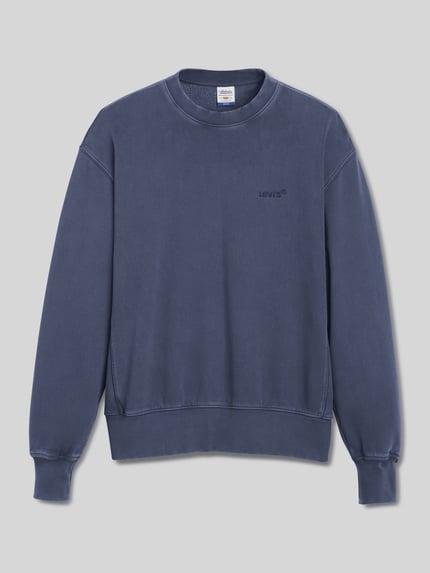 Levi's® Relaxed Fit Sweatshirt aus Baumwoll-Mix Jeansblau 2