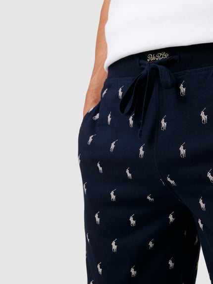 Polo Ralph Lauren Underwear Szorty z dzianiny dresowej z bawełny Ciemnoniebieski 3