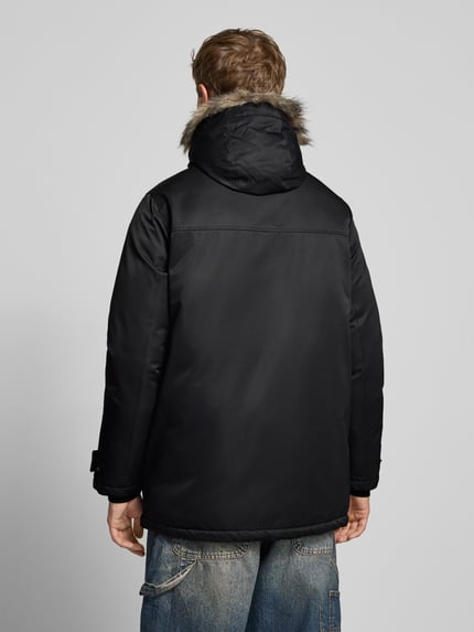 JACK & JONES Regular Fit Parka mit Kapuze Modell 'CHARLIE' Black 5