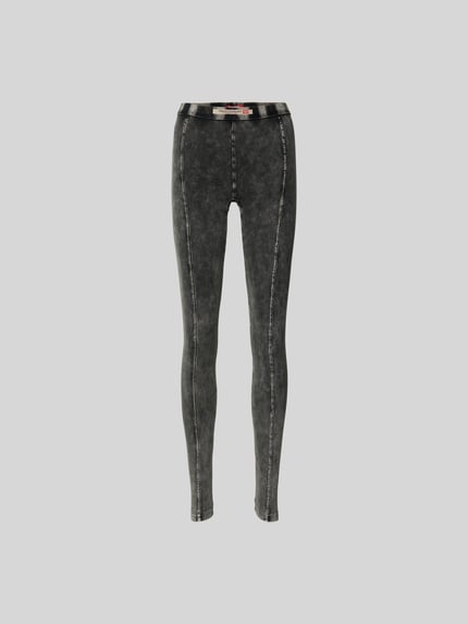 Diesel Leggings mit elastischem Bund Black 2