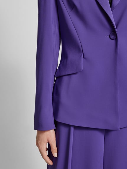 Marc Cain Blazer met klepzakken en knoopsluiting Paars - 3