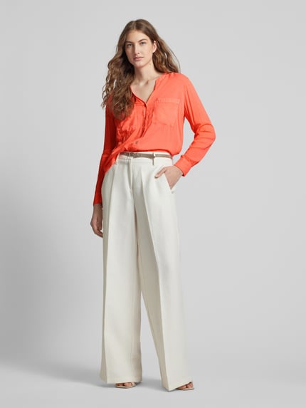 Christian Berg Woman Overhemdblouse met borstzakken Neon oranje - 1