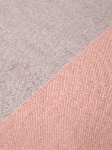 Kurt Beines Schal mit Fransen Rosa 2