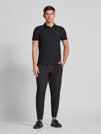 JOOP! COLLECTION Koszulka polo o kroju regular fit z wyhaftowanym logo model ‘Paigam’ Czarny 1