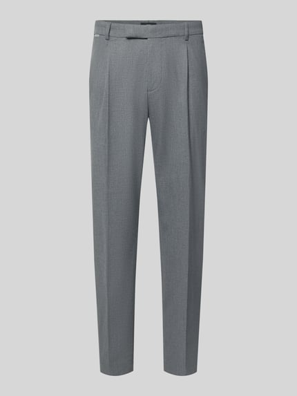 CINQUE Slim Fit Hose aus elastischem Viskose-Mix Modell 'Salto' Silber 2
