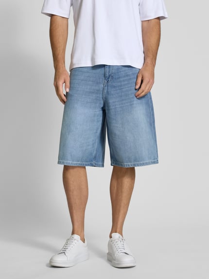 Tom Tailor Denim Relaxed Fit Jeansshorts aus reiner Baumwolle Modell 'BAGGY' Jeansblau 4