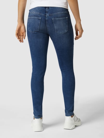MAC Jeansy w dekatyzowanym stylu o kroju skinny fit model ‘DREAM SKINNY’ Niebieski 5
