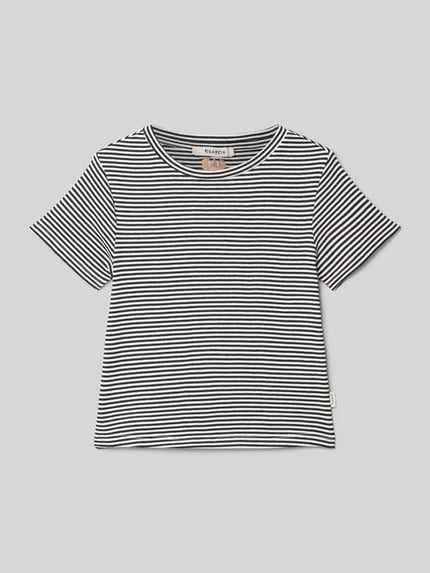 Garcia T-Shirt mit Label-Stitching Black 1