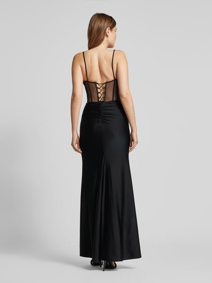 Mascara Abendkleid mit Ziersteinbesatz Black 5
