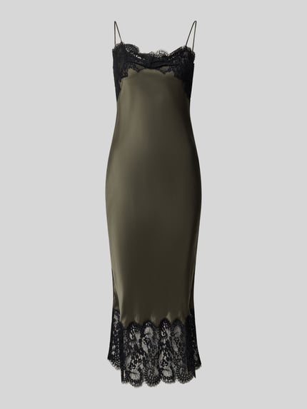 Kokerjurk met kant model 'NEREID' Shop The Look MANNEQUINE