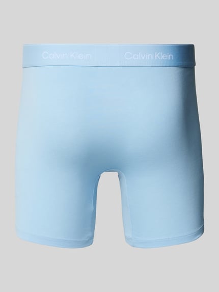 Calvin Klein Underwear Pant & Trunk mit elastischem Label-Bund im 3er-Pack Blau 3