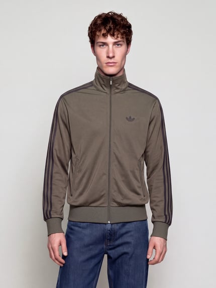 adidas Originals Sweatjacke mit Stehkragen FIREBIRD TT Anthrazit 4