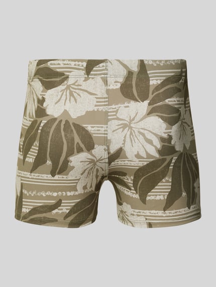 O'Neill Skinny Fit Badeshorts mit Label-Print Oliv 3