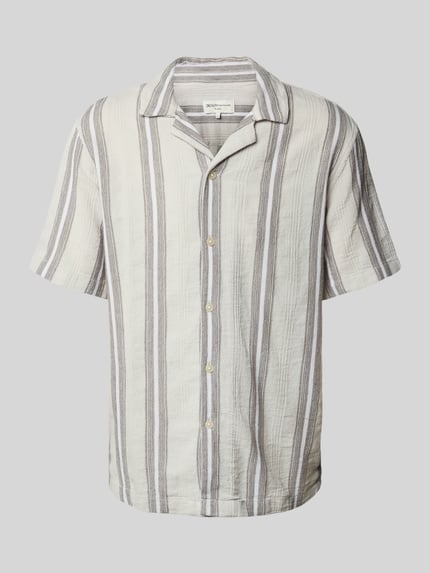 Tom Tailor Denim Relaxed Fit Freizeithemd aus reiner Baumwolle Graphit 2
