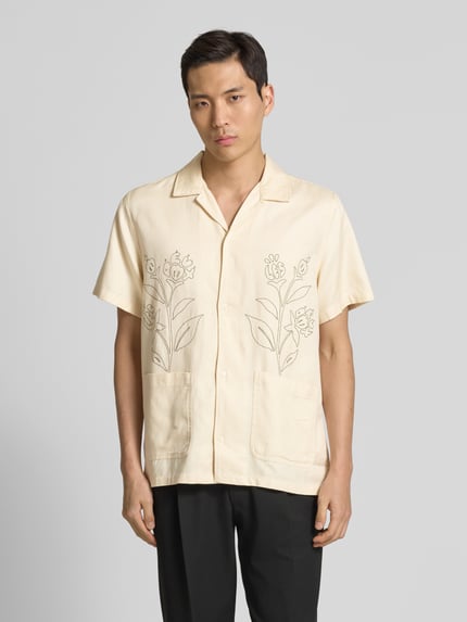 Les Deux Regular fit vrijetijdsoverhemd met resortkraag, model 'Kingsley' Offwhite - 4
